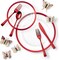 150PCS Fancy Disposable Plates & Silverware Set – Serves 25 Guests with 3D Butterfly Gift